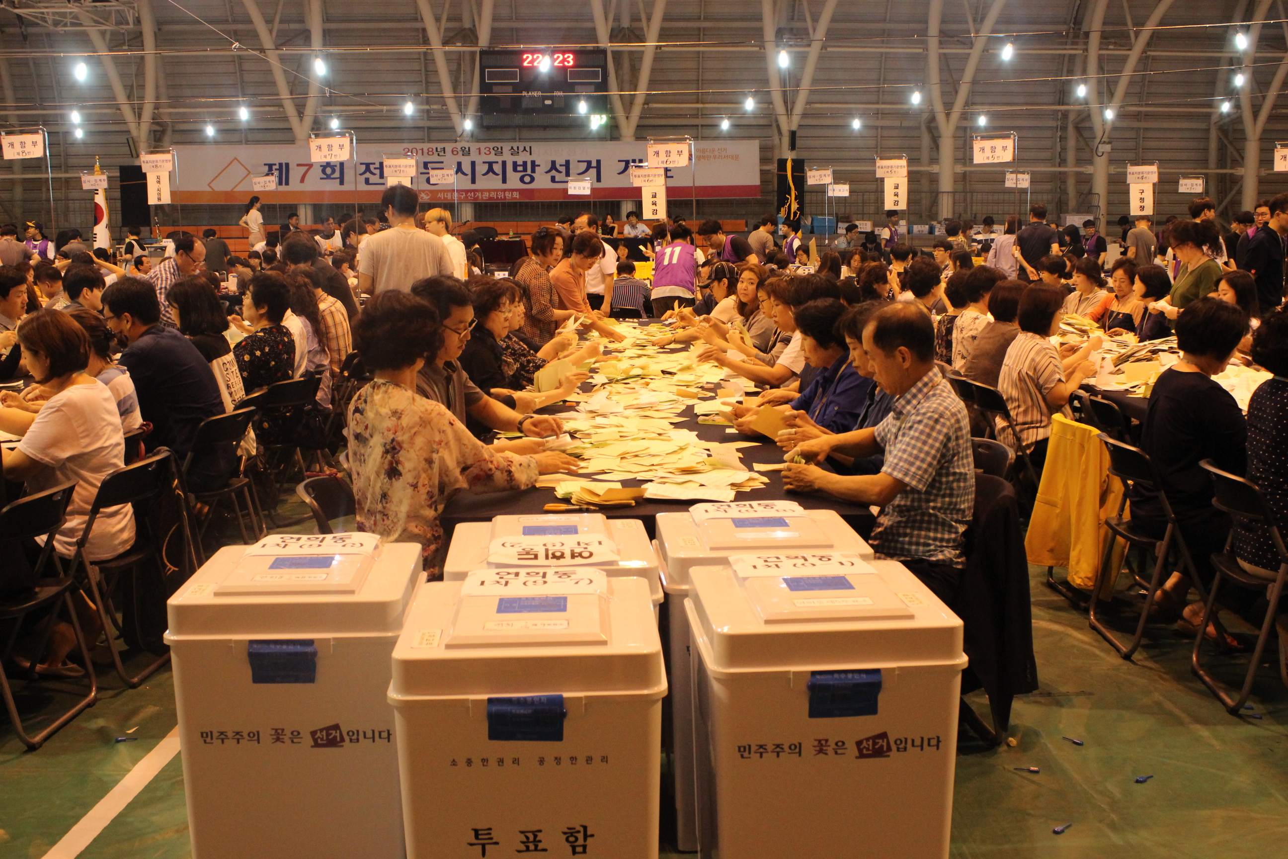 제7회 전국동시지방선거 개표